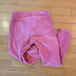Pink Anthro Corduroy Pants